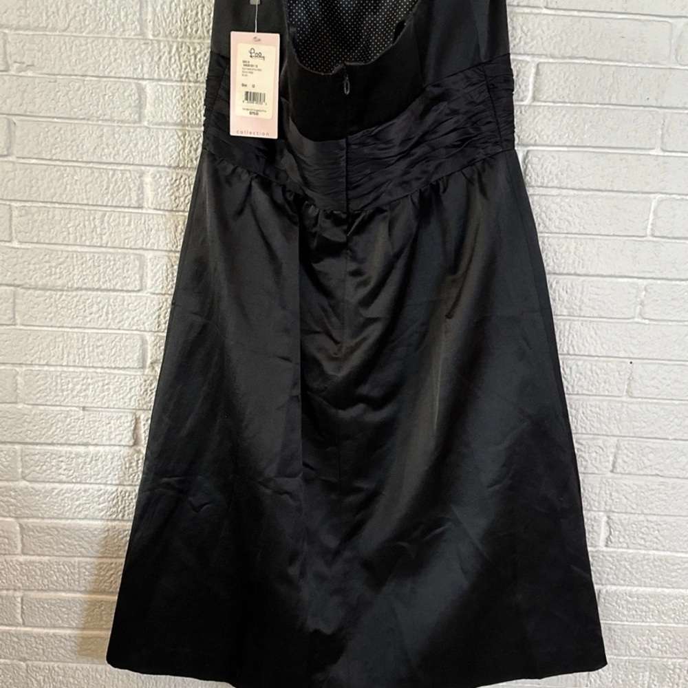 NWT LILLY PULITZER Black Strapless Dress SIZE 12 - Picture 8 of 10